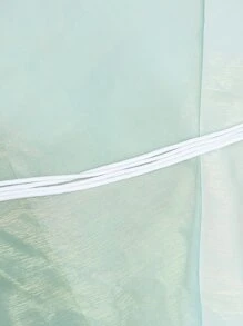 時尚極簡白色鞋帶鞋配件 - 白色 - 查看 5