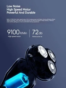 Msn/Missen M3 Smart Electric Shaver For Men, Rechargeable Razor, Youpin Ecosystem Product - Black - View 6