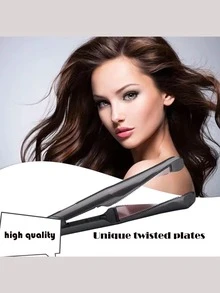 1 pieza Rizador de pelo 2 en 1 girante - Negro - Ver 5