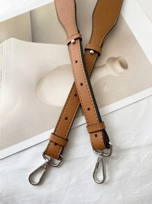 1入簡約單色可調節 PU 包帶，可做為包裝配件、DIY 配件、可調節替換肩帶，時尚耐用。 - 棕色 - 查看 3