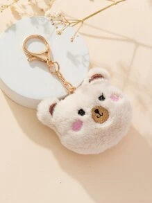 米色小熊 包袋配饰 包袋配饰 礼品 礼品配饰 青少年女孩装饰品 女士 大学生 新人与白领人士 钥匙链饰物 可爱物品 Therian 学校用品 教师礼物 返校 教师配饰 毛绒钥匙扣 - 米色 - 查看 1