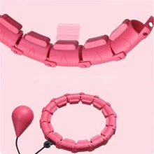 1 件智能健身圈，用于锻炼腹部肌肉和瘦腰 - 粉色 - 查看 5