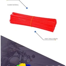 36 Piezas Protectores De Radios De Rueda De Llanta Negra, Envolturas Para Motocross A Prueba De Suciedad Para Ruedas Universales Para Motos De Tierra, Material: Pvc, Color Negro, Longitud: 170 Mm (6-3/4 Pulgadas), Cantidad: 36 Piezas, Ajuste Universal Para La Mayoría De Las Motos. No Solo Para K--tm 65 85 80 160 125 250 450 500 Exc Excf Exc F 125 250 450; Para Suzuki 125 250 450, K--tm 150 Kawasaki 500 Cr Yz Rm Kx Cr Para Cr Yz Rm Kx 80 125 250 450 500 Crf Yzf Rmz Kxf Para Cr Yz Rm Kx 85 Motocicletas 500 Crf Yzf Rmz Kxf