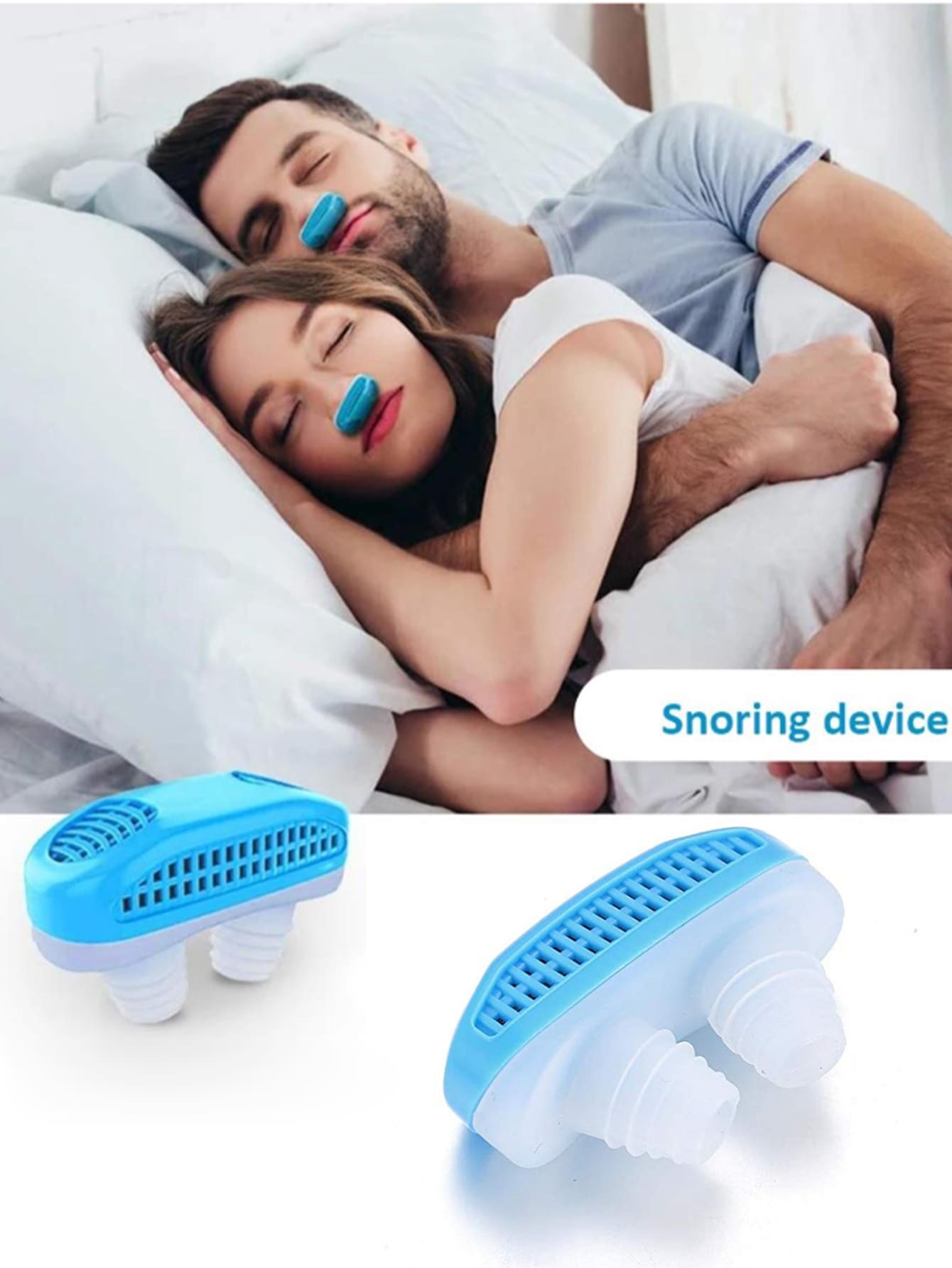 1pc Sleep Apnea Anti-snoring Nose Clip