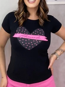 Women T-Shirts - 黑色 - 查看 4