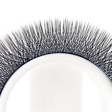 Glamlash 12Rows W Shape 4D Premade Volume Easy Fans False Lashes C D L LU Curl Nature Soft Light Individual Lashes Clover Bloom Eyelashes Extension Lash Clusters,Eye Lash Clusters,Individual Eyelashes,Lashes,Fake Lashes - Black - View 9
