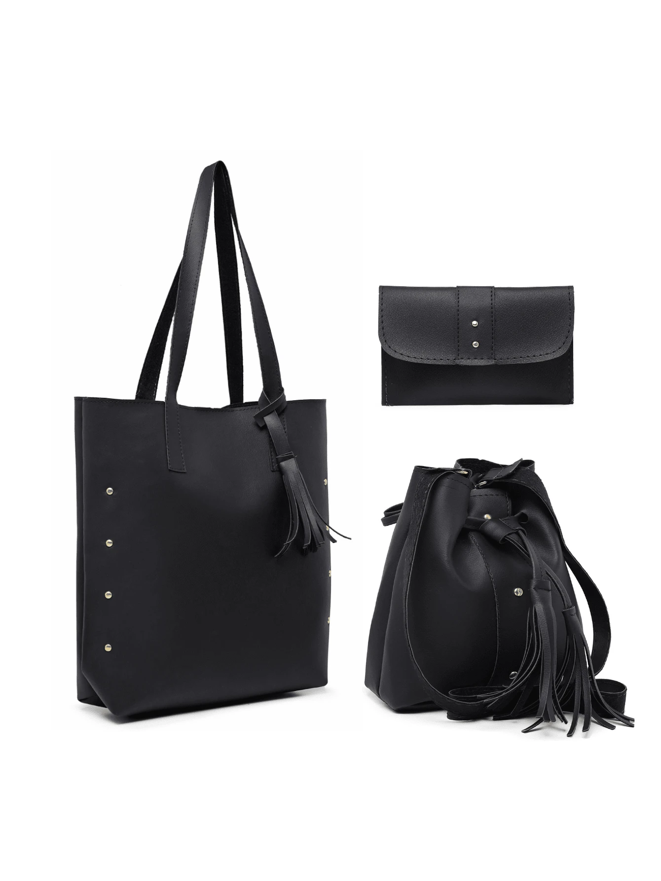 Women Tote Bags - Black - View 1