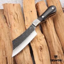 1 pc outdoor heavy duty fixed blade knife comping knife with leather sheath survival knife