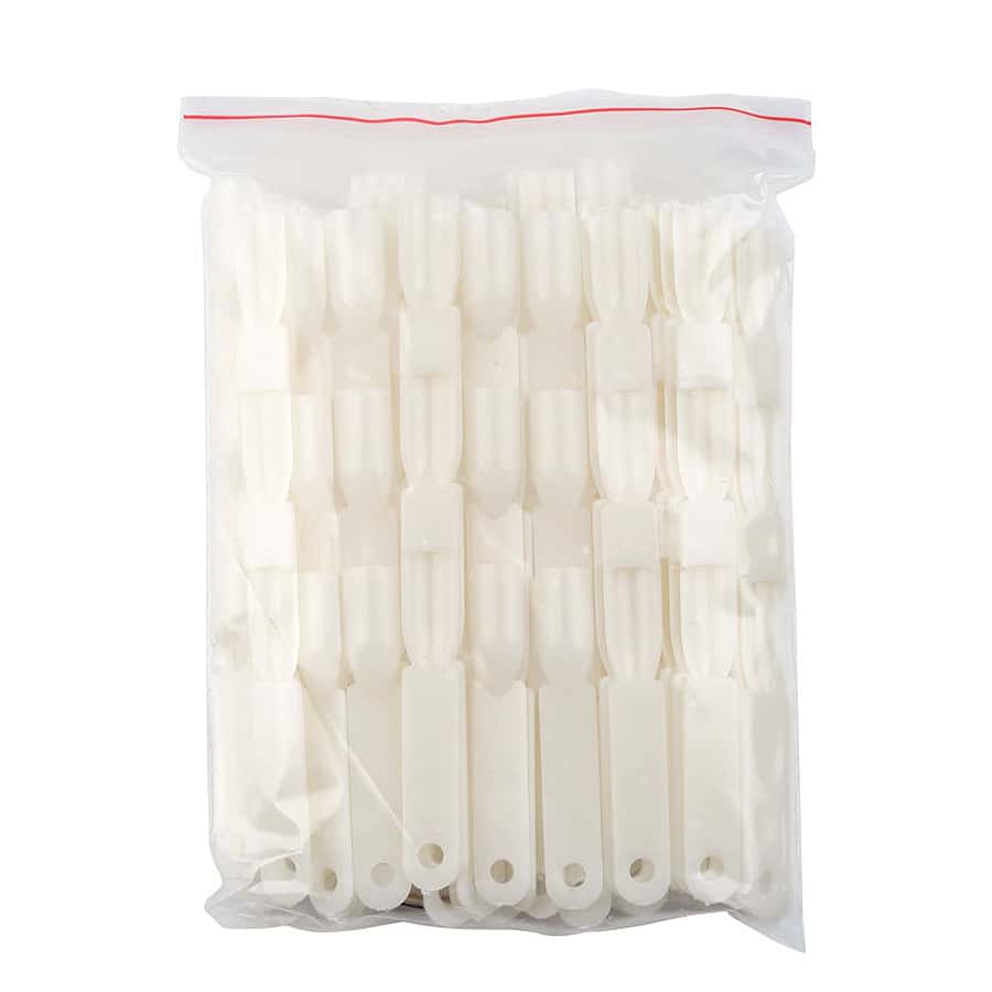 150 Tips Clear FanShaped Swatch Sticks For Nail Art Display, Practice