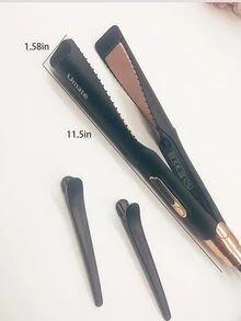 1 pieza Rizador de pelo 2 en 1 girante - Negro - Ver 2