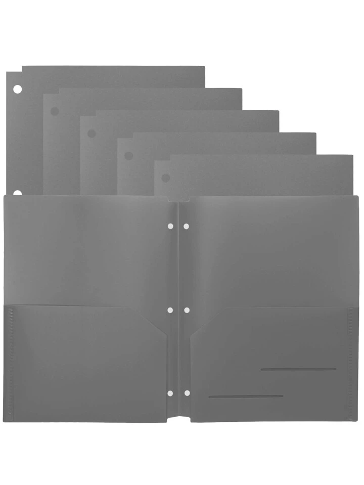 Plastic Folder With Dividers