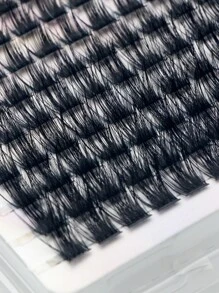 Cụm mi Nối mi Cụm mi tự nhiên Mi riêng lẻ D Curl 168 sợi Mi giả 9-16mm Cụm mi dày Mi riêng lẻ Cụm mi sử dụng tại nhà Cụm mi, Cụm mi, Lông mi riêng lẻ, Lông mi, Lông mi giả - màu đen - Xem 6