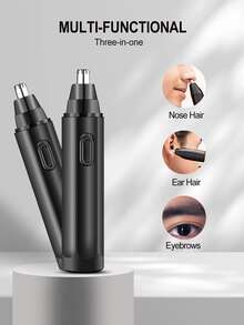 1只可充電式電動鼻毛修剪器,男女適用攜帶式刮鬍刀夾