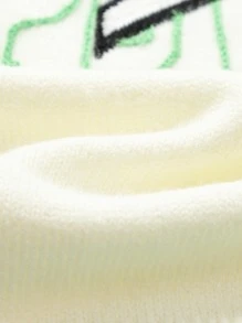 Balabala 男大童閃電圖案條紋邊前排扣開襟衫 - 米色 - 查看 10