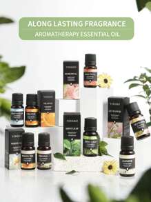 1入甜橙香味芳香薰衣草精油,含擴香石、木質、蠟燭、加濕器,適用於家用或汽車使用 - 亮橙色 - 查看 2