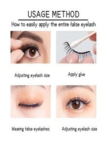 1pc 2.5*9cm Eyelash Extension Glue, Fast Drying And Strong Holding, Suitable For Personal Use At Home Lash Glue,Eye Lash Glue