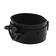 黑色皮革心形手鐲手環手鐲哥特式朋克手臂環時尚手鐲女禮物