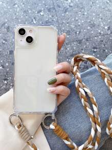 Clear Phone Case With Lanyard - Multicolor - View 2