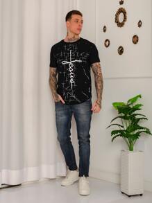 Men T-Shirts - Black - View 2