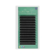 Glamlash 12Rows W Shape 4D Premade Volume Easy Fans False Lashes C D L LU Curl Nature Soft Light Individual Lashes Clover Bloom Eyelashes Extension Lash Clusters,Eye Lash Clusters,Individual Eyelashes,Lashes,Fake Lashes - Black - View 10