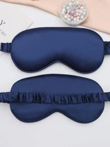 1pc/2pcs/3pcs/4pcs/5pcs/10pcs/15pcs Blackout Sleep Eye Mask, Satin-Like Cooling Comfortable, Relieve Fatigue, Nap, Sleep, Back To School Supplies - champagne - View 10