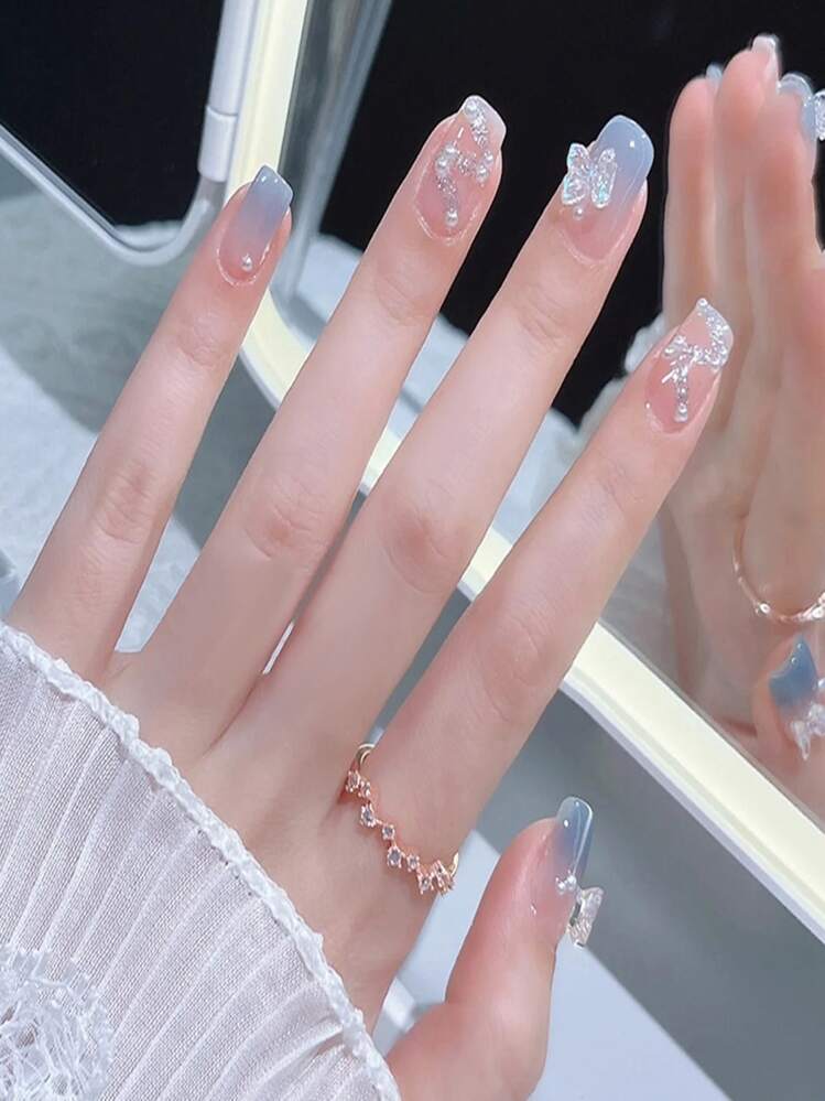 （Aプラン❗️らくらく便）ちゅるん ミニバタフライ ネイルチップ 51EIoLkOysL._UF894,1000_QL80_.jpg