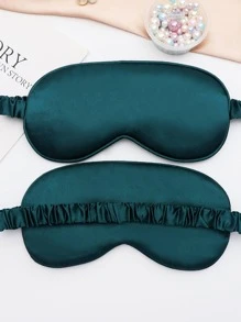 1pc/2pcs/3pcs/4pcs/5pcs/10pcs/15pcs Blackout Sleep Eye Mask, Satin-Like Cooling Comfortable, Relieve Fatigue, Nap, Sleep, Back To School Supplies - champagne - View 9