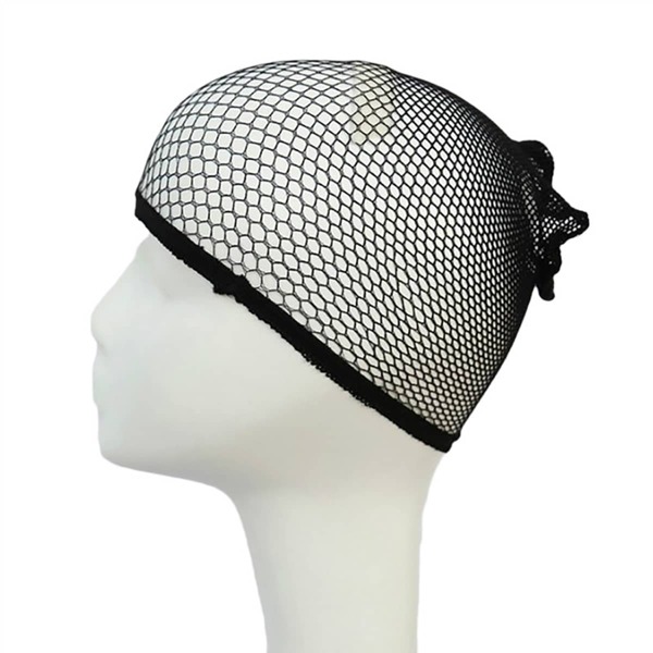 Set de 5 redecillas/gorros de peluca negras doble cara, accesorios de peluca transpirables y cómodos para evitar que la peluca se caiga