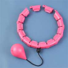 1 件智能健身圈，用于锻炼腹部肌肉和瘦腰 - 粉色 - 查看 3