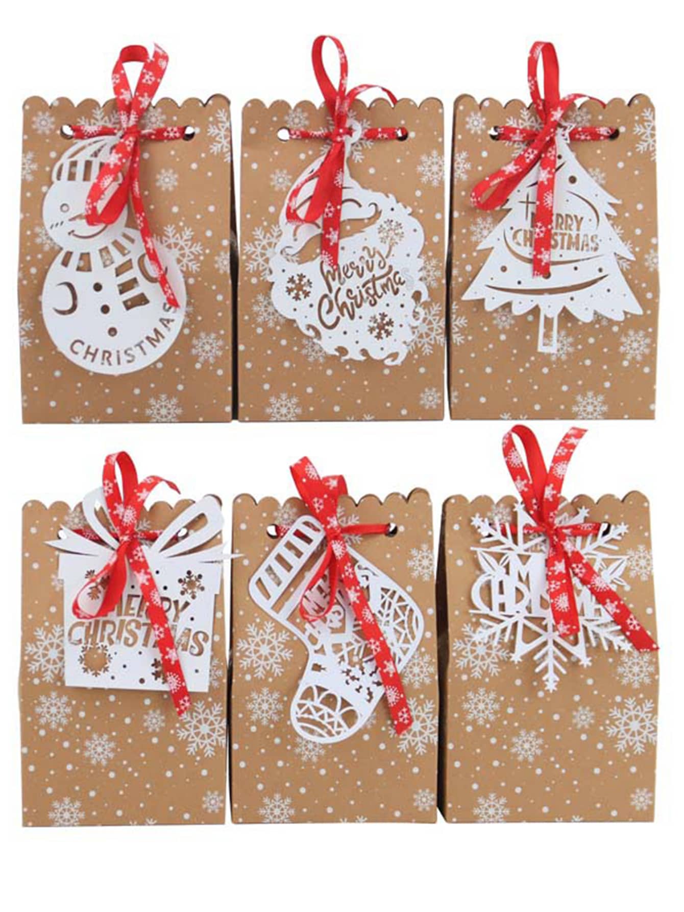 Túi gói quà - màu nâu - Xem 1