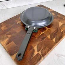 Foldable Breakfast Pancake Frying Pan, Green - Dark Green - View 5
