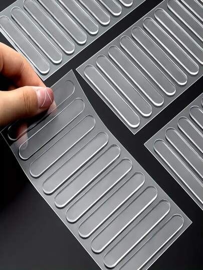 10pcs Traceless Silicone Door Stopper, Door Handle Protection Pad, Wall Protector, Refrigerator Noise Reduction Pad, Multifunctional Mute Protection Sticker Best Gifts Birthday Graduation