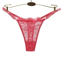 Yun Meng Ni 6pcs/Set Sexy See-Through Lace G-String Panties With Adjustable Waist, Mesh & Seamless T-Back Design Lingerie Panties For Women - Multicolor - View 8