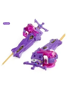 Burst Gyro Toy B-200 Custom Power Sword Launcher L/R Beylauncher Purple - Purple - View 2