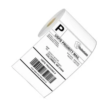 500 Etiquetas Térmicas 4x6 Pulgadas (100x150 mm) de envió directo, Guias paqueterías. Rollo C/ 300 etiquetas para impresoras de escritorio. - Unitalla - Ver 3