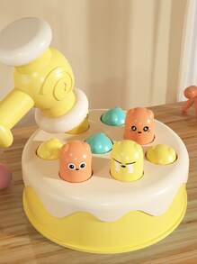 1 套男女通用蛋糕形状智力锻炼专注力亲子互动 WV 打地鼠玩具，适合日常使用学校、学生、文具、学校用品 - 彩色 - 查看 3