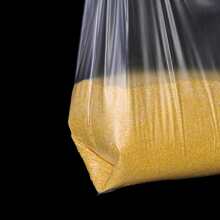 50入組白色透明塑料包帶手柄,攜帶背心包適用於雜貨&餐飲包裝使用在,餐廳,雜貨店店鋪和水果店鋪 - 無色 - 查看 6