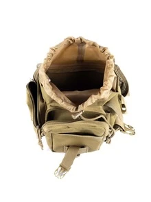 1入組卡其色顏色便攜耐磨腿袋合適的適用於戶外運動