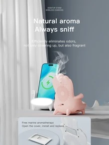 1pc Chair Design Wireless Charger - White - View 5