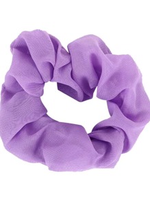 5/6/8 pièces Élastiques à cheveux multicolores fluorescents pour femmes, Chouchous en mousseline, Supports de queue de cheval, Convient pour les accessoires capillaires et les accessoires de tête à usage quotidien - Multicolore - Voir 5