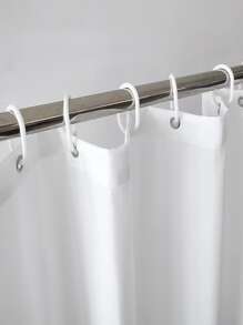 色彩繽紛的月光粉紅樹花淋浴浴簾 - 彩色 - 查看 11