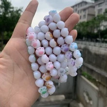 2入組粉色可愛貓爪吊飾手鍊,漸變白玉珠與亞克力塑膠ins風手環,適合男女、情侶,日常穿戴 - 粉色 - 查看 5