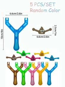 5入組隨機顏色創意彈弓玩具套裝 - 彩色 - 查看 4