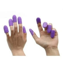 5pcs Reusable Silicone Nail Soaker And Remover Cap With Finger Cover - Multicolor - View 3