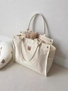 1 Peça Bolsa Tote da Moda para Mamãe, Bolsa, Bolsa de Ombro, Adequada para Uso Diário da Mãe e do Bebê, Pode ser Pendurada no Carrinho de Bebê