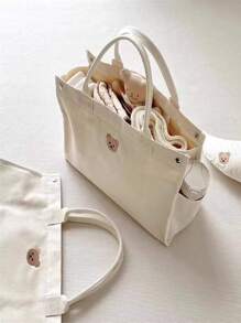 1 Peça Bolsa Tote da Moda para Mamãe, Bolsa, Bolsa de Ombro, Adequada para Uso Diário da Mãe e do Bebê, Pode ser Pendurada no Carrinho de Bebê