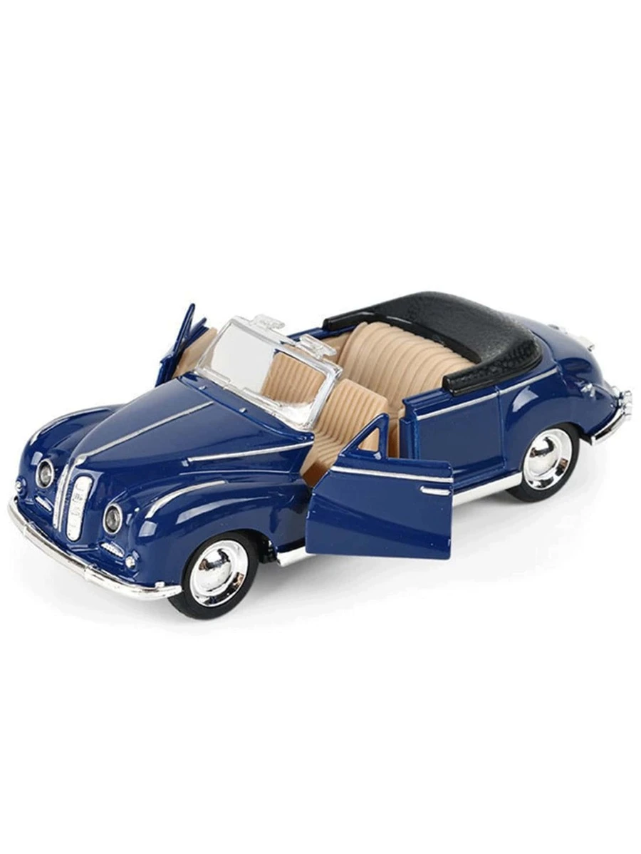 蓝色复古汽车模型，回到学校 - 藍色 - 查看 1