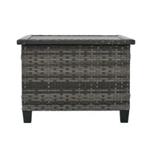 Nestfair 7-Piece Wicker Patio Conversation Set With Cushions And Coffee Table