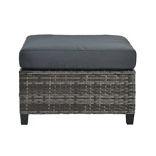 Nestfair 7-Piece Wicker Patio Conversation Set With Cushions And Coffee Table