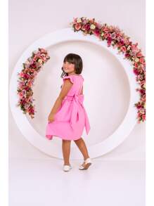 Young Girls Dresses - 淺粉色 - 查看 4